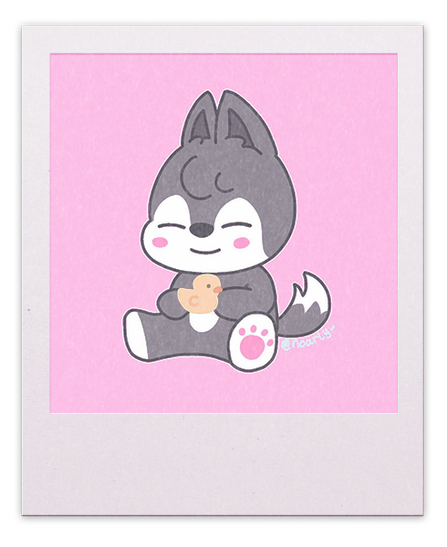 Wolfchan with duck by @Noarly_